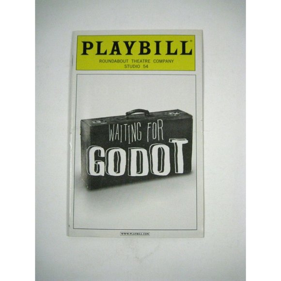 Waiting for Godot Playbill 2009 Roundabout Theatre Ticket Nathan Lane Bill Irwin - Picture 3 of 11